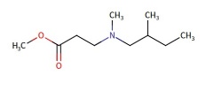 methyl 3-(methyl(2-methylbutyl)amino)propanoate