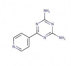 6-(pyridin-4-yl)-1,3,5-triazine-2,4-diamine