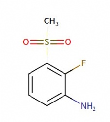 2-fluoro-3-(methylsulfonyl)aniline