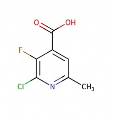 2-chloro-3-fluoro-6-methylisonicotinic acid
