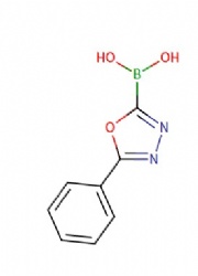 (5-phenyl-1,3,4-oxadiazol-2-yl)boronic acid