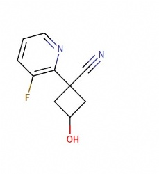 1-(3-Fluoropyridin-2-yl)-3-hydroxycyclobutane-1-carbonitrile