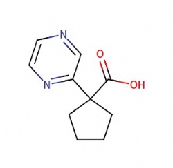 1-(pyrazin-2-yl)cyclopentane-1-carboxylic acid