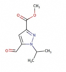 methyl 5-formyl-1-isopropyl-1H-pyrazole-3-carboxylate