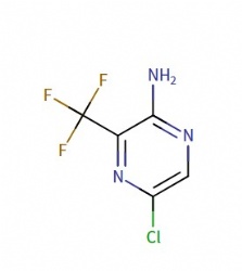 5-chloro-3-(trifluoromethyl)pyrazin-2-amine