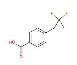 4-(2,2-Difluorocyclopropyl)benzoic acid