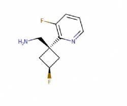 Rel-((1r,3r)-3-fluoro-1-(3-fluoropyridin-2-yl)cyclobutyl)methanamine