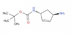 Tert-butyl N-[(1R,4R)-4-aminocyclopent-2-EN-1-YL]carbamate