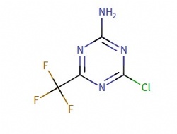 4-chloro-6-(trifluoromethyl)-1,3,5-triazin-2-amine