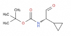 tert-butyl (S)-(1-cyclopropyl-2-oxoethyl)carbamate