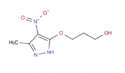 3-((3-methyl-4-nitro-1H-pyrazol-5-yl)oxy)propan-1-ol