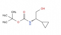 tert-butyl N-[(1S)-1-cyclopropyl-2-hydroxyethyl]carbamate