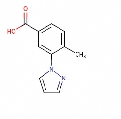 4-methyl-3-(1H-pyrazol-1-yl)benzoic acid