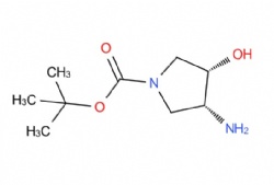 Cis-3-Amino-4-Hydroxypyrrolidine-1-Carboxylic Acid Tert-Butyl Ester