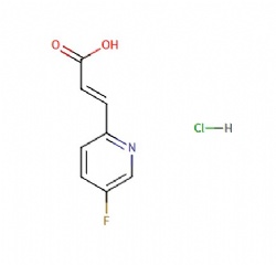 (E)-3-(5-fluoropyridin-2-yl)acrylic acid hydrochloride