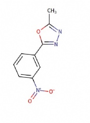 2-methyl-5-(3-nitrophenyl)-1,3,4-oxadiazole