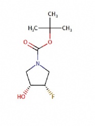 Tert-butyl (3s,4r)-3-fluoro-4-hydroxypyrrolidine-1-carboxylate