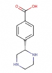 (S)-4-(piperazin-2-yl)benzoic acid
