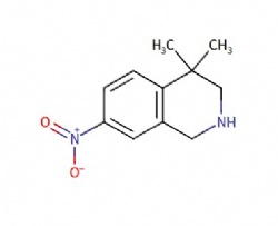 4,4-dimethyl-7-nitro-1,2,3,4-tetrahydroisoquinoline