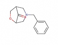 3-benzyl-6-oxa-3-azabicyclo[3.2.1]octan-8-one