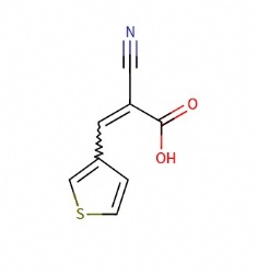 2-cyano-3-(thiophen-3-yl)acrylic acid