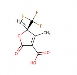 (R)-4,5-dimethyl-2-oxo-5-(trifluoromethyl)-2,5-dihydrofuran-3-carboxylic acid
