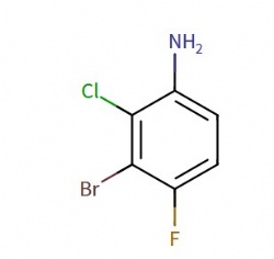 3-bromo-2-chloro-4-fluoroaniline