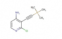 2-chloro-3-((trimethylsilyl)ethynyl)pyridin-4-amine