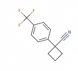 1-(4-(trifluoromethyl)phenyl)cyclobutane-1-carbonitrile