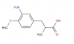 3-(3-amino-4-(methylthio)phenyl)-2-methylpropanoic acid