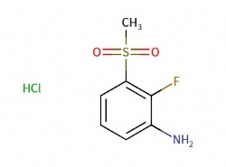 2-fluoro-3-(methylsulfonyl)aniline hydrochloride
