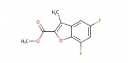 methyl 5,7-difluoro-3-methylbenzofuran-2-carboxylate