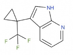 3-(1-(trifluoromethyl)cyclopropyl)-1H-pyrrolo[2,3-b]pyridine
