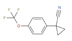 1-(4-(trifluoromethoxy)phenyl)cyclopropane-1-carbonitrile