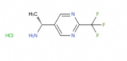(1R)-1-[2-(trifluoromethyl)pyrimidin-5-yl]ethanamine hydrochloride