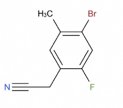 2-(4-bromo-2-fluoro-5-methylphenyl)acetonitrile