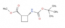 rel-methyl (1R,2S)-2-((tert-butoxycarbonyl)amino)cyclobutane-1-carboxylate