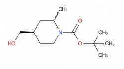 tert-butyl (2S,4R)-4-(hydroxymethyl)-2-methylpiperidine-1-carboxylate