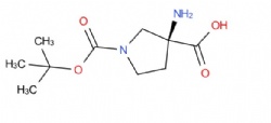 (S)-3-amino-1-(tert-butoxycarbonyl)pyrrolidine-3-carboxylic acid
