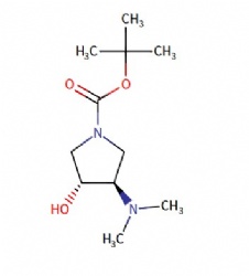 tert-butyl (3R,4R)-3-(dimethylamino)-4-hydroxypyrrolidine-1-carboxylate