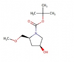 tert-butyl (2S,4S)-4-hydroxy-2-(methoxymethyl)pyrrolidine-1-carboxylate