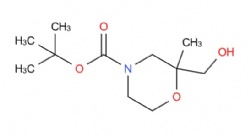tert-butyl 2-(hydroxymethyl)-2-methylmorpholine-4-carboxylate