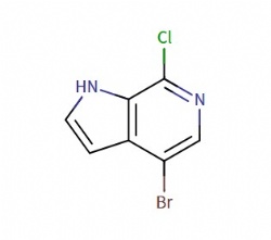 4-bromo-7-chloro-1H-pyrrolo[2,3-c]pyridine