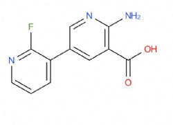6-amino-2'-fluoro-[3,3'-bipyridine]-5-carboxylic acid