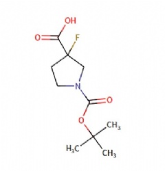 1-(tert-butoxycarbonyl)-3-fluoropyrrolidine-3-carboxylic acid