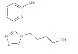 4-(3-(6-aminopyridin-2-yl)-4H-1,2,4-triazol-4-yl)butan-1-ol