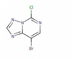 8-bromo-5-chloro-[1,2,4]triazolo[1,5-c]pyrimidine