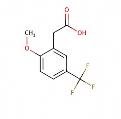 2-(2-methoxy-5-(trifluoromethyl)phenyl)acetic acid