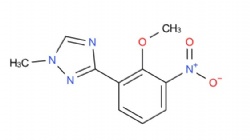 3-(2-methoxy-3-nitrophenyl)-1-methyl-1H-1,2,4-triazole