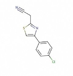 2-(4-(4-chlorophenyl)thiazol-2-yl)acetonitrile